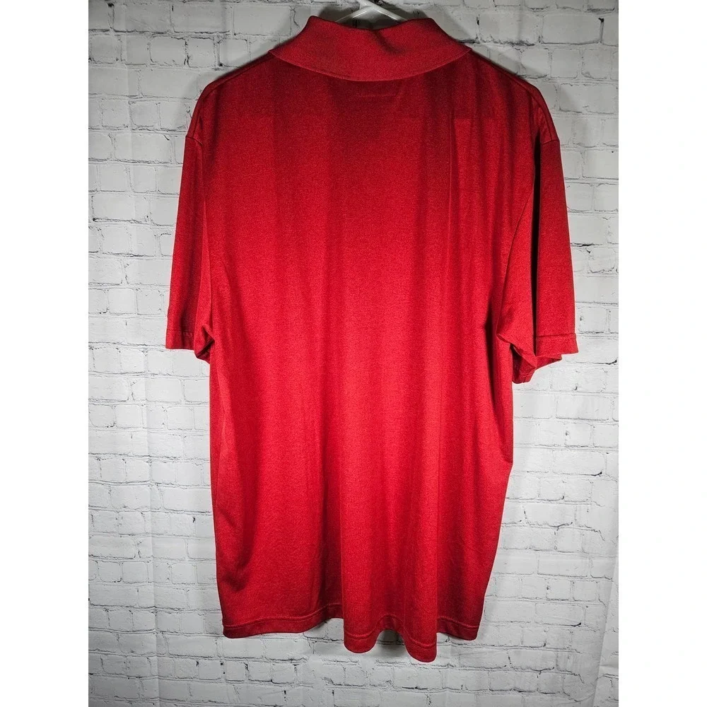 Grand Slam Golf Men's Polo Short Sleeve Shirt‎ Red Size X Large